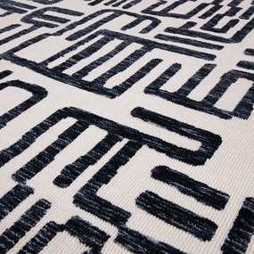 Tappeto bianco e nero 120x170 cm Mason - Asiatic Carpets