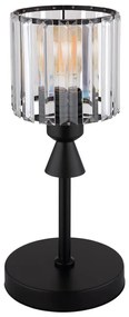 Globo 15742T - Lampada da tavolo JORDANA 1xE27/60W/230V diametro 15 cm nero