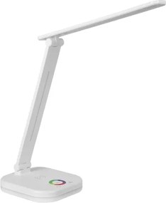 Lampada da tavolo LED RGBW dimmerabile con ricarica wireless LED/7W/5V USB bianca