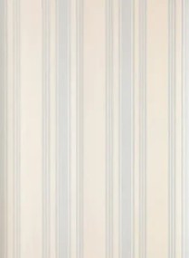 Farrow & Ball Carta da parati Tented Stripe - Cream/ Light Blue