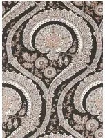 Tapete Les Indiennes v. Nina Campbell - Black/ Gilver/Copper