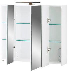 Mobile bagno bianco con specchio 76x71 cm - Germania