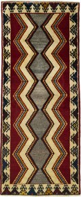 Gabbeh Tappeto persiano 210x90 Rosso (Iran) Annodato A Mano