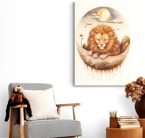 Quadro su tela – Leone sognante