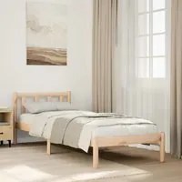 Letto Extra Lungo senza Materasso 90x220 cm in Legno di Pino 852444