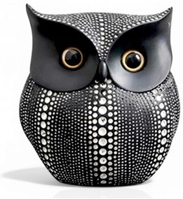 Decorazione da tavolo 15 cm nera