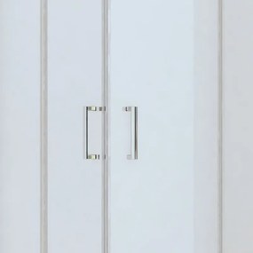 Box doccia angolo 90x90 altezza 170cm vetro anticalcare trasparente | CHIARA EDGE-Q - KAMALU