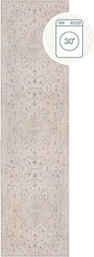 Passatoia color crema lavabile 60x230 cm Teo Traditional – Flair Rugs