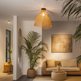 Brilagi - Plafoniera LED a montaggio superficiale CERIA BOHO 1xE27/40W/230V ø 70 cm marrone