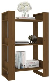 Libreria/Divisorio Miele 60x35x91 cm in Legno Massello