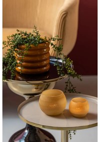 Portacandele in vetro per tea light Chique Ribbed - PT LIVING