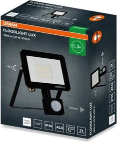 Osram - Proiettore FLOODLIGHT LED con sensore 20W/230V 4000K IP65