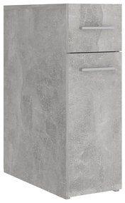 Armadietto da farmacia grigio cemento 20x45,5x60 cm truciolato