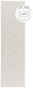 Runner in ciniglia lavabile color crema 60x240 cm Jaipur - Flair Rugs