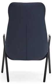 Poltrona blu scuro, altezza 114 cm Dins - Teulat