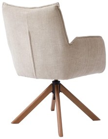 Set di sedie da pranzo color crema in imbottito 2 pz Marilla – Unique Furniture