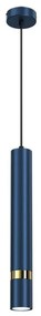 Brilagi - Lampadario a sospensione con filo POKER 1xGU10/25W/230V blu