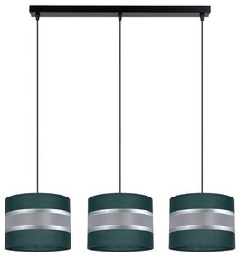 Lampadario su corda CORALLO 3xE27/60W/230V verde