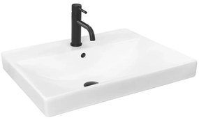 REA-U3326 - Lavabo da incasso MANDY 46x60 cm ceramica/bianco lucido