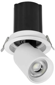 Faro LED da Incasso 30W Orientabile CCT Foro Ø120mm 60° Bridgelux LED Colore Bianco Variabile CCT