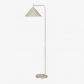 Lampada Da Terra Cambrea In Metallo Tapioca Beige - Sklum