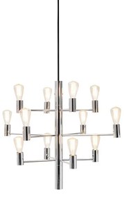 Manola 12 Lampadario Chrome - Herstal