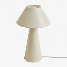 Lampada Da Tavolo In Ferro Silenora Tapioca Beige - Sklum