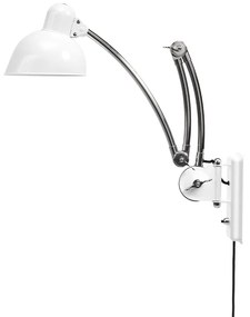 Fritz Hansen - KAISER idell™ 6559-W Applique da Parete Bianco/Cromo Fritz Hansen