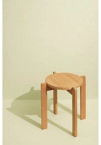 Sgabello in legno di quercia Always - Hübsch