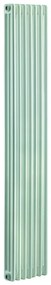 Radiatore acqua calda EQUATION Comby in acciaio 3 colonne, 7 elementi, interasse 1735 mm, bianco