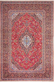 Kashan Tappeto persiano 300 x 200 Blu (Iran) Annodato A Mano