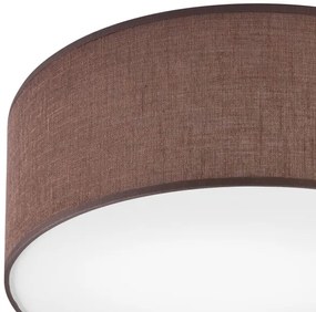 Plafoniera SIRJA 1xE27/60W/230V diametro 35 cm marrone