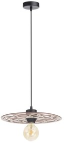 Lampadario a sospensione con filo FALCO 1xE27/60W/230V diametro 30 cm beige