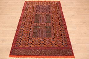 Turkmen Tappeto orientale 200x130 (Russia) Annodato A Mano