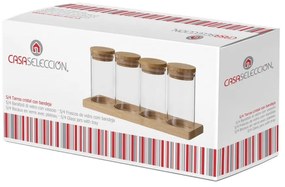 Set di 4 spezie con supporto 220 ml - Casa Selección