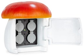 blumfeldt Power Mushroom Smart - Presa elettrica da giardino, controllo WiFi, 3680 watt, IP44