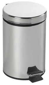 Aqualine - Cestino dei rifiuti SIMPLE LINE 3 l lucido acciaio inossidabile