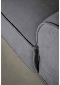 Divano angolare componibile grigio (con penisola a destra/a forma di "U") Flex Felix – Miuform