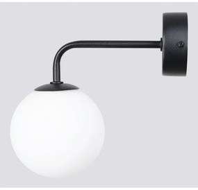 Lampada da parete bianca e nera Beam – Sollux