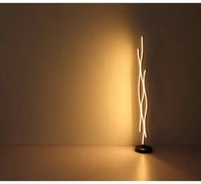 Globo 67206S - Lampada LED da terra GERONIMO LED/28W/230V 3000K nero