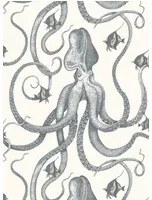 Josephine Munsey Carta da parati Octopoda Grand - Hilles White
