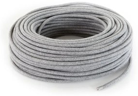 Cavo tessile H03VV-F 3 x 0,75 mm² L 50 m MERLOTTI grigio matassa