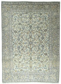 Kashan Tappeto persiano 270 x 380 Verde (Iran) Annodato A Mano