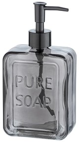 Dispenser per sapone in vetro grigio Pure - Wenko