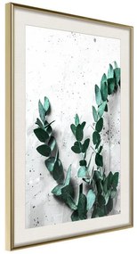 Poster  Green Element  Cornice Quadri Cornice d'oro con passe-partout, Larghezza x Altezza Home decor 20x30