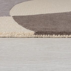 Tappeto in lana arancione/beige 160x230 cm Glow - Flair Rugs