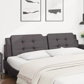 Cuscino Testiera Grigio 200 Cm İn Similpelle /