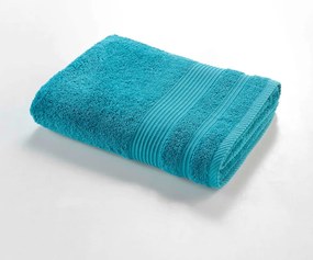 Asciugamano blu in spugna di cotone 70x130 cm Tendresse - douceur d'intérieur