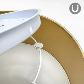 Plafoniera da soffitto SIRJA LED/20W/230V 4000K Ø 35 cm marrone/oro