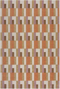 Tappeto a tessitura piatta Riley Block Geo